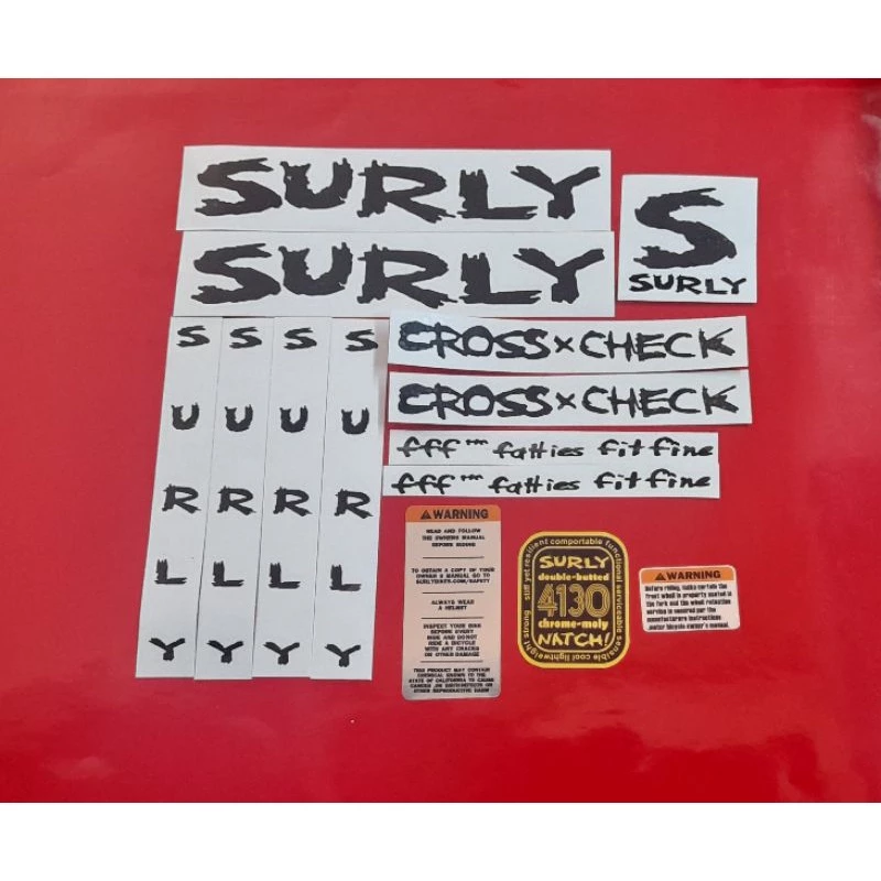 สติ๊กเกอร์จักรยาน Surly Cross x Chek