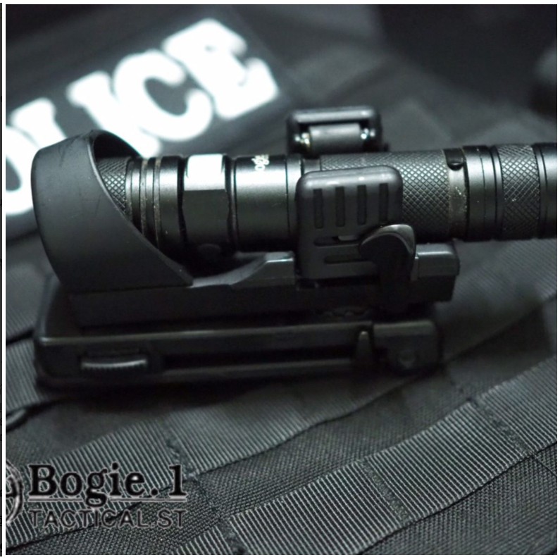 ซองไฟฉาย bogie1 รุ่น U วัสดุโพลิเมอร์ สำหรับเข็มขัดสนาม หมุนได้รอบ ตร.ทหาร รปภ. - รูปที่ 5