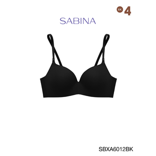 Sabina เสื้อชั้นใน Invisible Wire (ไร้โครง) รุ่น Doomm Doomm รหัส SBXA6012BK สีดำ