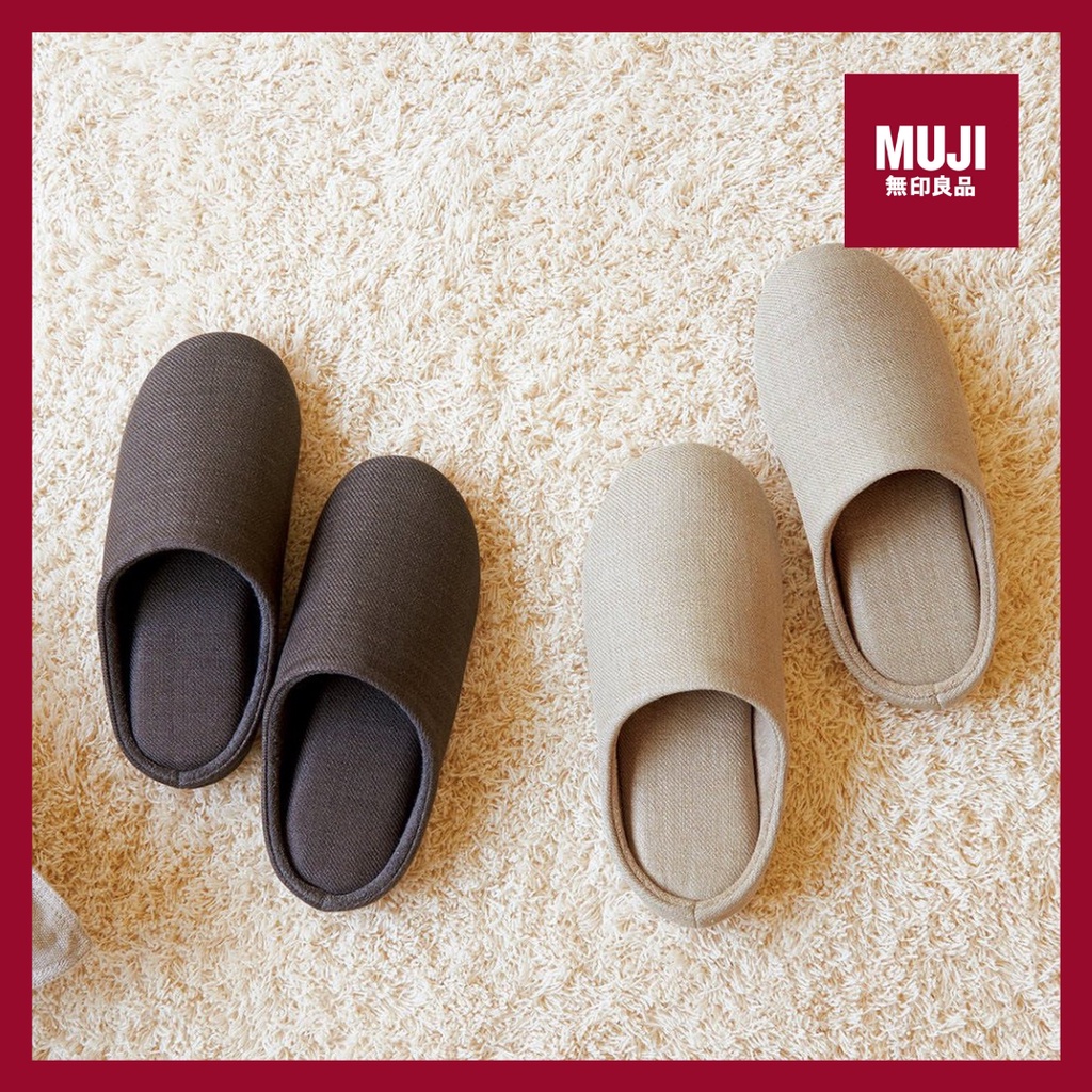 💯[แท้จากช็อป] MUJI รองเท้าแตะใส่ในบ้าน Unisex Slipper **ส่งไวมาก🚀