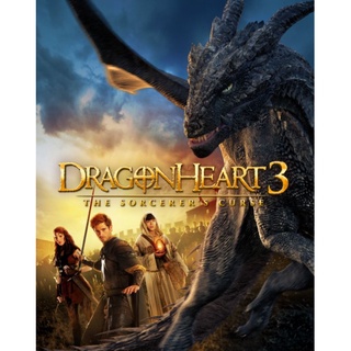 DVD ดราก้อนฮาร์ท ภาค 3 มังกรไฟผจญภัยล้างคำสาป Dragonheart 3 The Sorcerer s Curse : 2015 #หนังฝรั่ง - แอคชั่น แฟนตาซี