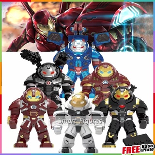 Iron Man Minifigures Hulkbuster War Machine Iron Patriot Marvel MK39 Hulkbuster ของเล่นเด็กของขวัญมินิฟิกเกอร์