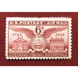 แสตมป์ U.S. POSTAGE AIRMAIL ปี 1949