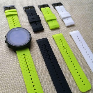 Suunto สายนาฬิกา Silicone Strap 24mm. ATHLETIC 3 - สำหรับรุ่น Spartan Sport Wrist HR, Suunto 9 มี 3 สี / ของแท้ 100%