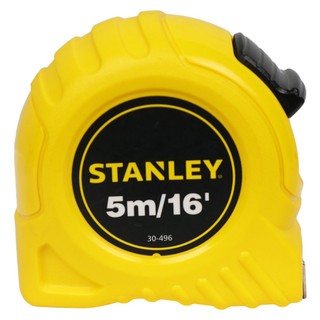 ตลับเมตร STANLEY GLOBAL TAPE 5 เมตร สีเหลือง MEASURING TAPE STANLEY GLOBAL TAPE 5M YELLOW