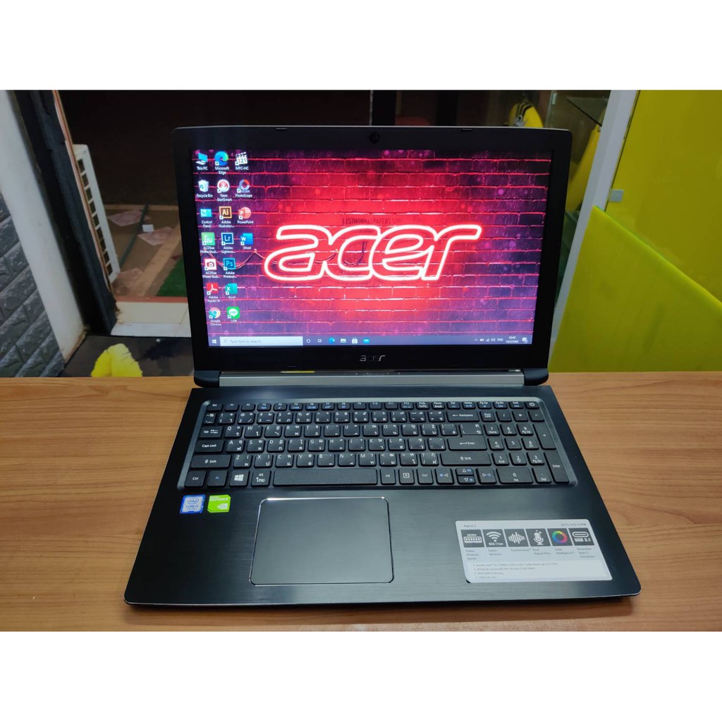 โน๊ตบุ๊ค Acer A515-51G คอร์ i5 แรม 12 กิ๊ก เครื่องสวย  พร้อมใช้งาน