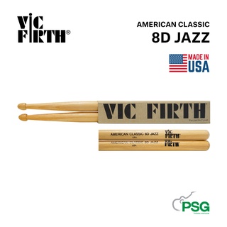 VIC FIRTH AMERICAN CLASSIC 8D JAZZ ( ไม้กลอง )