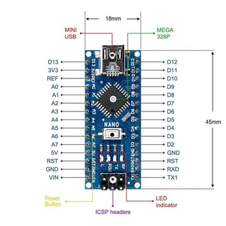 Nano 3.0 อาดุยโน่ CH340 Chinese Version พร้อมสาย USB Data Cable Controller บอร์ดพัฒนาโปรแกรม