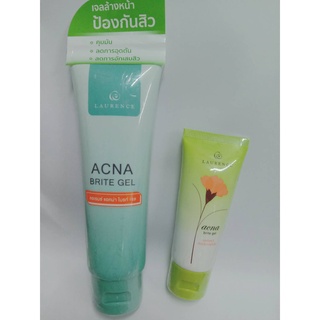 Laurence Acna Brite Gel เจลล้างหน้า รักษาสิว ขนาด 100 กรัม , 30 กรัม