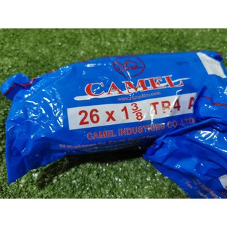 ยางในจักรยาน ขนาด 26×1 3/8  จุกธรรมดา ยี่ห้อcamel