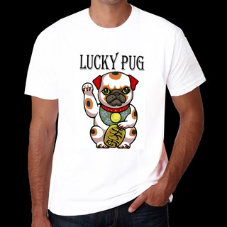 เสื้อยืด เสื้อยืดลายหมา เสื้อยืดสกรีนลายหมา PUG ปั๊ก TDN289