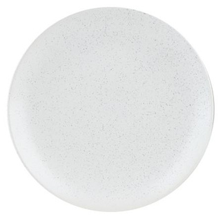 อุปกรณ์บนโต๊ะอาหาร จานเซรามิก HOME LIVING MARBLE 9.5 นิ้ว สีขาว