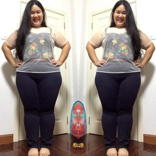 กางเกงทรงสกินนี่ไซส์ใหญ่สีกรม เอว 34-54" 🌟