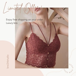 ชุดชั้นในเพื่อสุขภาพ ไร้โครง ฟองน้ำบาง luxury bra