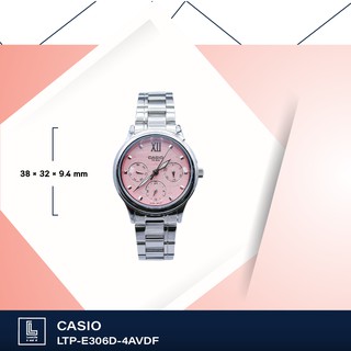 นาฬิกาข้อมือ casio รุ่น LTP-E306D-4AVDF