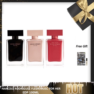 🎁ของขวัญ Narciso Rodriguez Fleur Musc for Her EDT/EDP 100ml 100%แท้/กล่องซีล