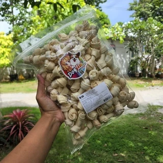 Dogfin กระดูกผูกขาว สำหรับสุนัข ขนาด 500g. และ 1 กิโลกรัม