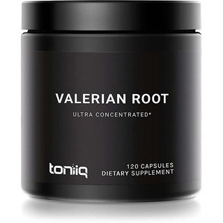 Toniiq Valerian Root Ultra Concentrated 120 Capsules 📌 exp.11/2023📌  ช่วยให้นอนหลับ ลดอาการวิตกกังวล ความเครียด