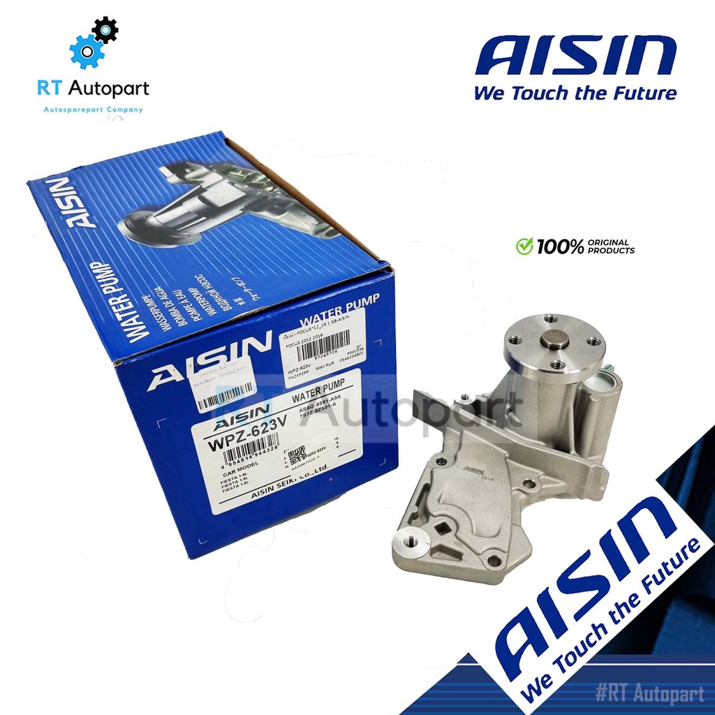Aisin ปั้มน้ำ Ford Fiesta Ford Focus 1.4 1.5 1.6 ปี10-16  Ford Ecosport / อีโคสปอร์ต / WPZ623V
