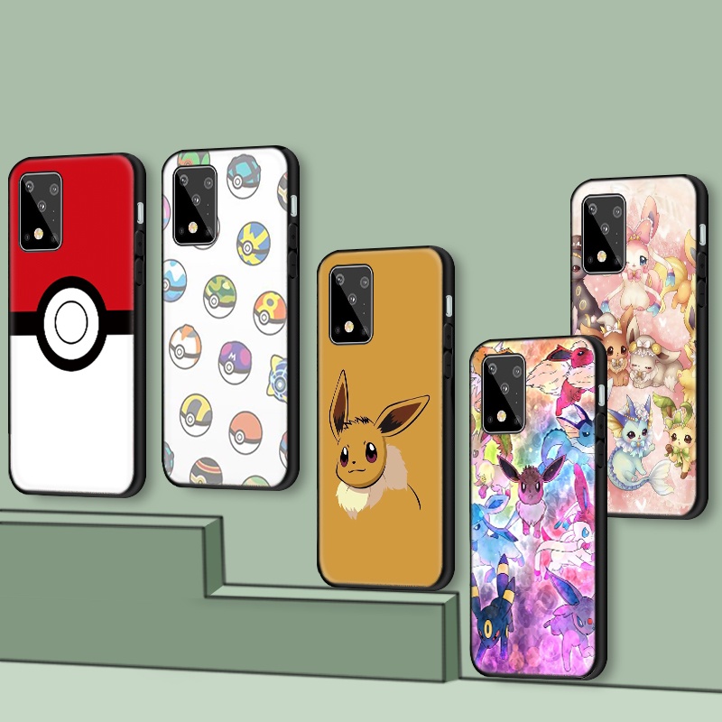 สําหรับ Samsung J7 Prime Core J730 Pro S7 Edge S8 S9 Plus S10E soft Case 136Q pokeball