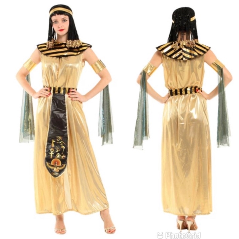 หนู โจโจ้คิดส์ | W-0309 | อียิปต์ cleopatra เครื่องแต่งกายผู้หญิงผู้ใหญ่ | เครื่องแต่งกายราชินีอียิป