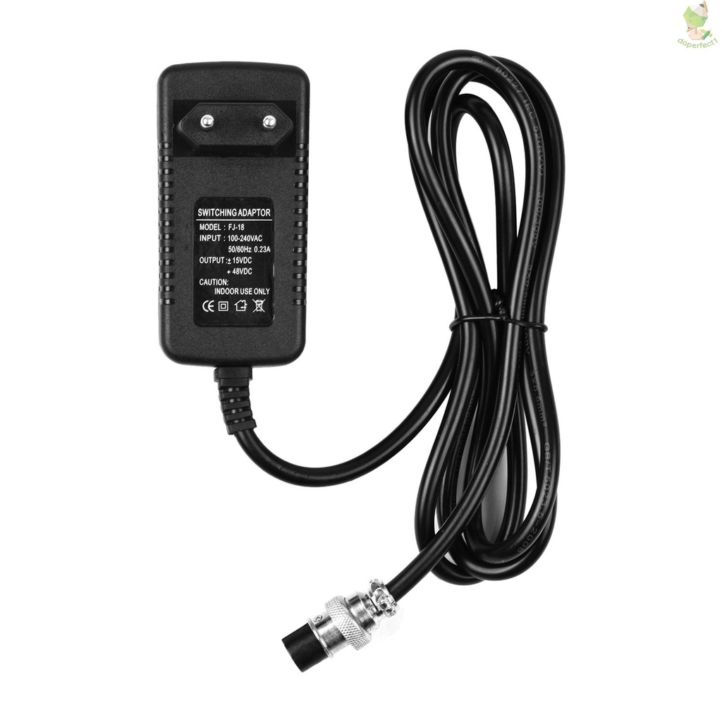 Mixing Console Mixer Power Supply AC Adapter 15V 230mA Universal 4-Pin ...