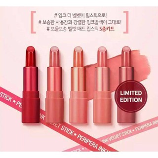 ของแท้💯% ลิปสติก Peripera Mini mini Ink Velvet Stick Set : limited edition