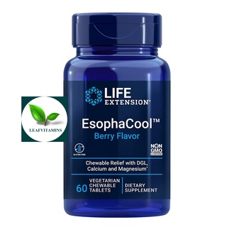 Life Extension EsophaCool™  (Berry Flavor) / 60 Chewable Tablets