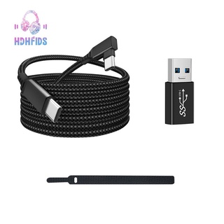 Data Line Charging Cable for Oculus Quest 2 Link USB 3.1 Type C Data Transfer USB-A to Type-C Cable 20V 3A Charger,A