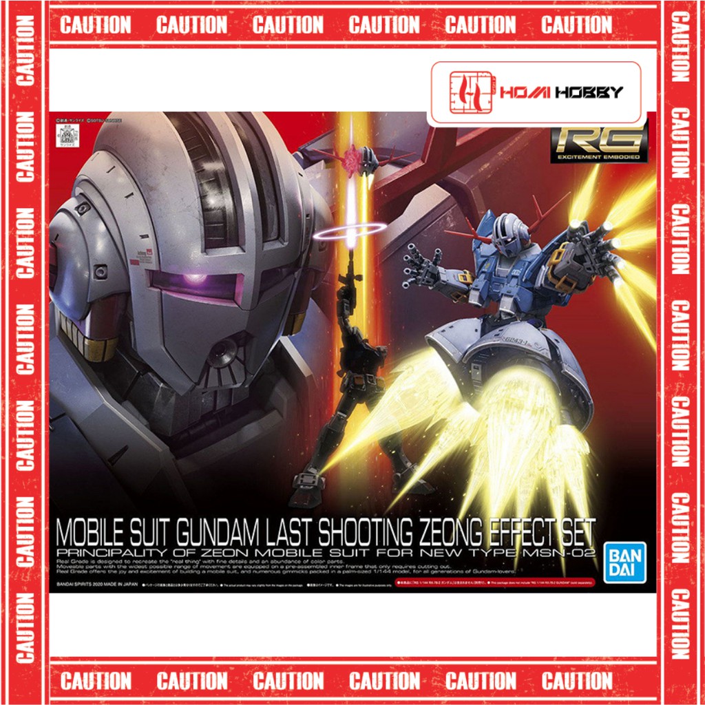 กันดั้มประกอบรุ่น RG 1/144 Zeong Last Shooting Effect Set