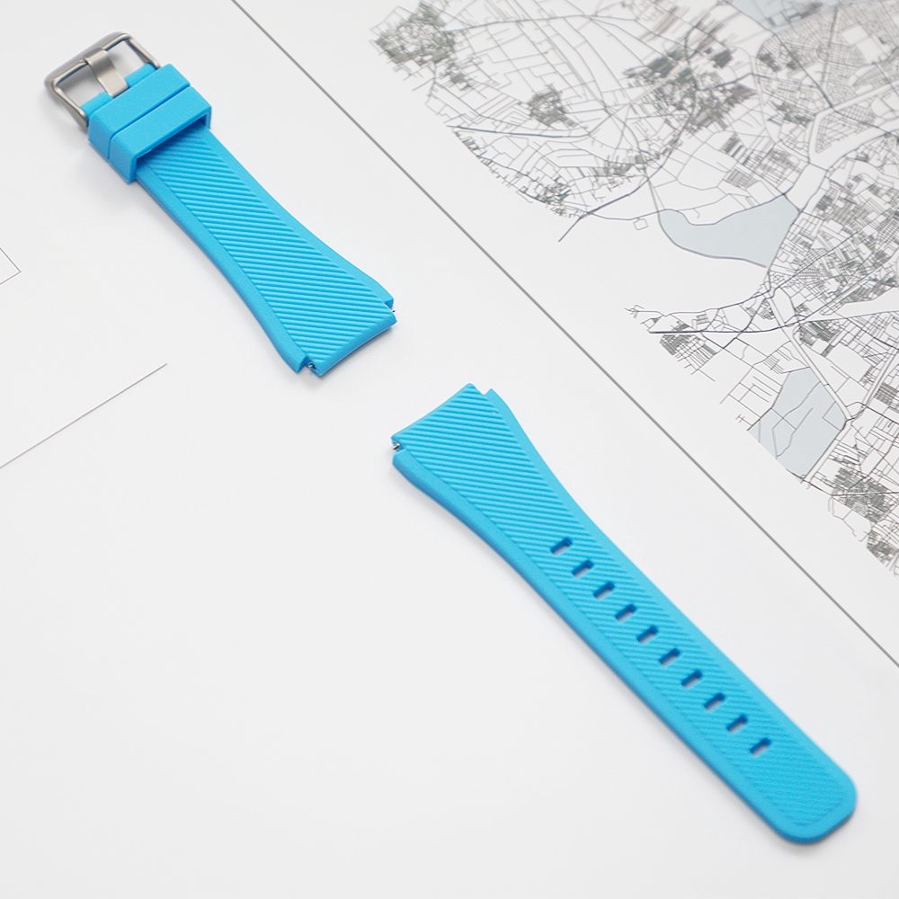 สายรัดสายนาฬิกาซิลิโคนสำหรับ Samsung Gear S3 Classic Frontier 22mm - รูปที่ 4