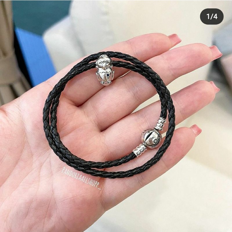 Pandora Leather Bracelet สายหนัง 2รอบ ThaiPick