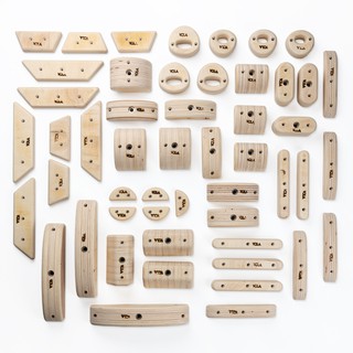 VOLA Wooden Hold : Set L, Climbing holds, Rock climbing, Climbing wall หน้าผาจำลอง ตัวจับ ปีนผา ปีนเขา