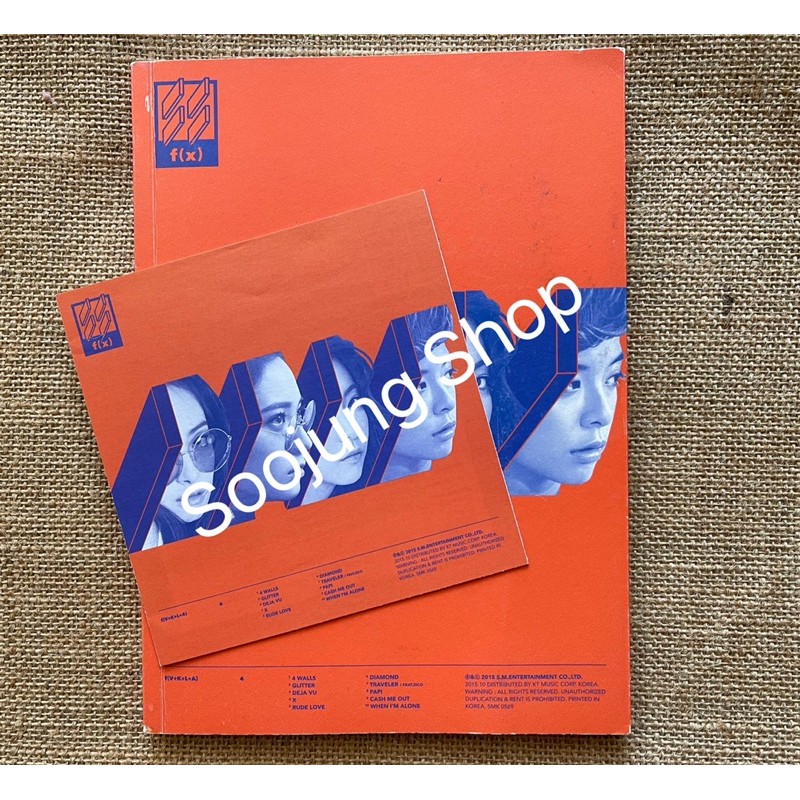 พร้อมส่ง💌 อัลบั้มf(x) 4wall:ปกลูน่า(luna)