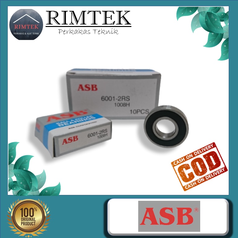 BEARING 6001 2RS ASB / LAHER / LAKER 6001 2RS ASB