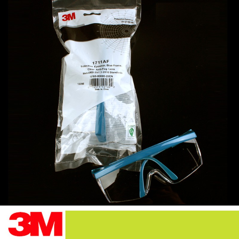 3M 1711AF Anti-Shock Wind UV แว่นตาป้องกันแว่นตาขี่แว่นตา