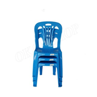 OK&amp;M Shop เก้าอี้เด็ก รุ่น KID CHAIR FT218(แพ็ค3ตัว)สีฟ้า