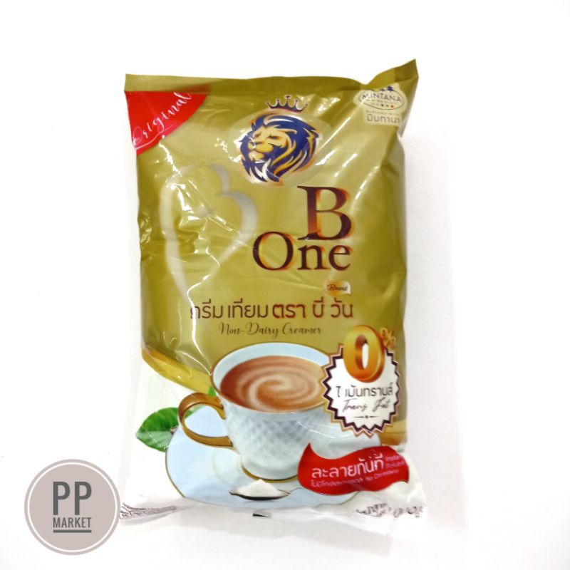 ครีมเทียม บีวัน 1 กิโลกรัม B One  ชา กาแฟ