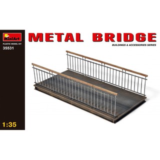 โมเดลอาคารจำลอง MiniArt 1/35 MI35531 Metal Bridge