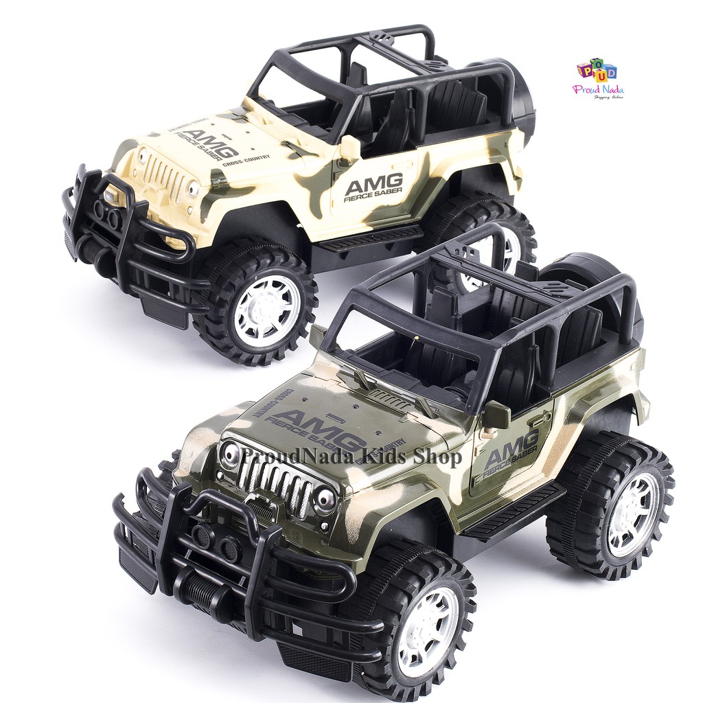 ProudNada Toys ของเล่นเด็กรถจิ๊บทหารฝาครอบ BANG ZHI TOYS AMG FIERCE SABER CROSS-COUNTRY NO.B854