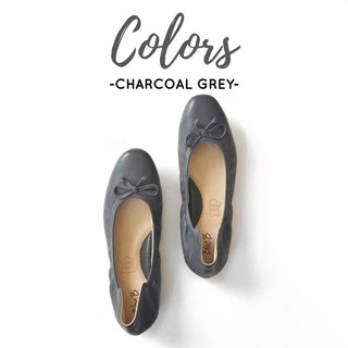 รองเท้าหนังแกะ Bloc B. Scarlett สี Charcoal Grey