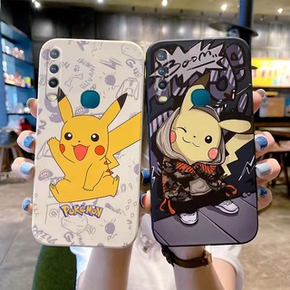 Pikachu cartoon  เคส vivo Y20 Y20i Y20SG Y50 Y30 Y30i Y17 Y15 Y12 Y11 Y19 Y12S Y20S Y12A S1 V20PRO V9 เคส vivo Y93 Y91C Y97 V15 V15PRO Y3 Y5S เคส vivo Y66 Y73 Y70S Y51S Y83 Y85 S7  เคสโทรศัพท์ซิลิโคนแบบตรง