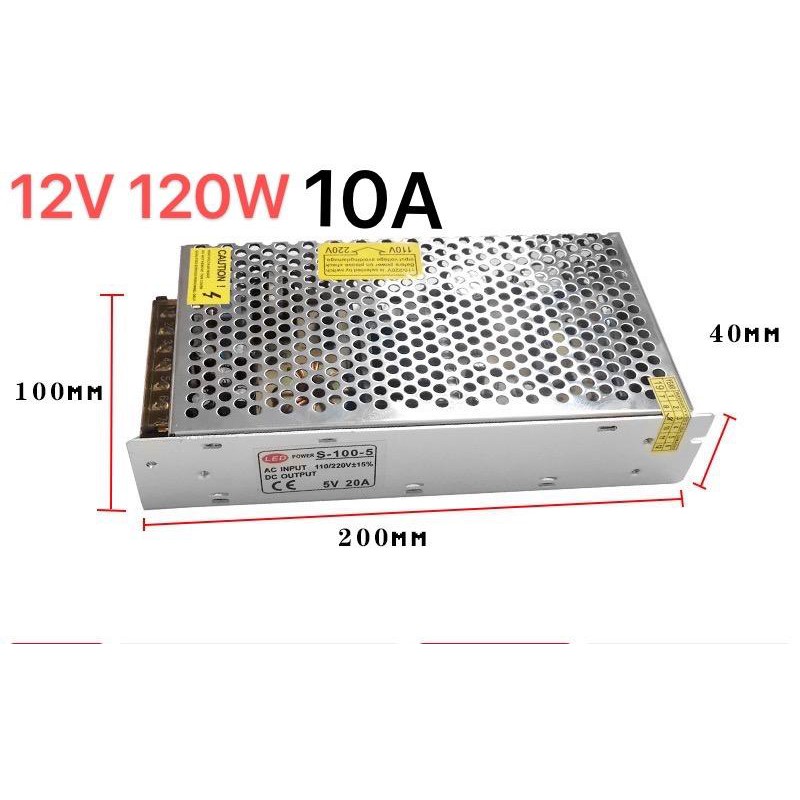 *สวิทชิ่ง เพาวเวอร์ ซัพพลาย Switching Power Supply 12V 10A 120W