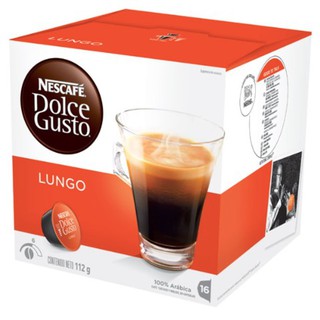 Nescafe Dolce Gustoespresso Lungo 112g เนสกาแฟดอลเช่กุสโตสเปรสโซ่ลุงโก้ 112 กรัม