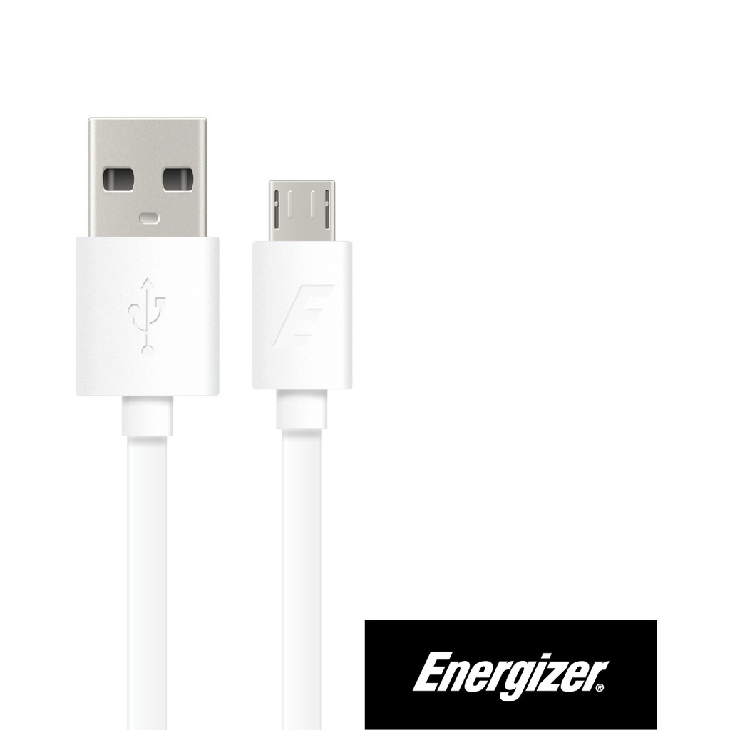 Energizer สายชาร์จมือถือไมโครยูเอสบี รุ่น Energizer Hightech Series Flat Micro-USB Cable 1.2 Meter -