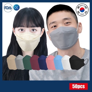 [พร้อมส่ง] หน้ากากปลา 3D Kf94 4Plymask Kf94 50 ชิ้นสําหรับผู้ใหญ่จัดส่งเร็ว