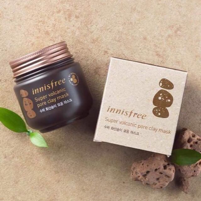 มาร์คโคลน ลดความมัน Innisfree Super Volcanic Pore Clay Mask 100ml