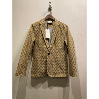 เสื้อสูทแฟชั่น กุชชี่ MONOGRAM BLAZER  งาน unisex สั่งตามขนาด ถ่ายสดจากสินค้าจริง Size L - 3XL