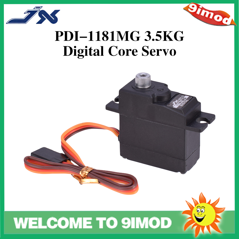ขายยอดนิยมJX Servo pdi-1181mg 18g 3.5kg เกียร์โลหะ Digital Core Servo สําหรับ WPL RC B1/16 B24 C14 C