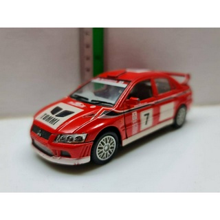 Kinsmart 5 inch Mitsubishi Lancer Evolution VII WRC Diecast Model Car 1:36 โมเดล รถเหล็ก ของแท้  รถสะสม รถจำลอง